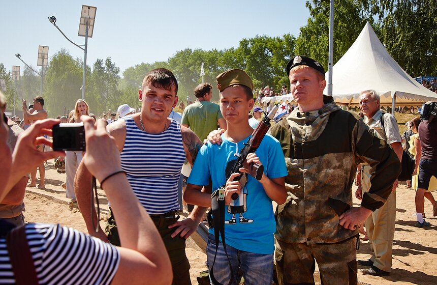 В парке "Северное Тушино" прошел праздник по случаю Дня ВМФ 16 фото