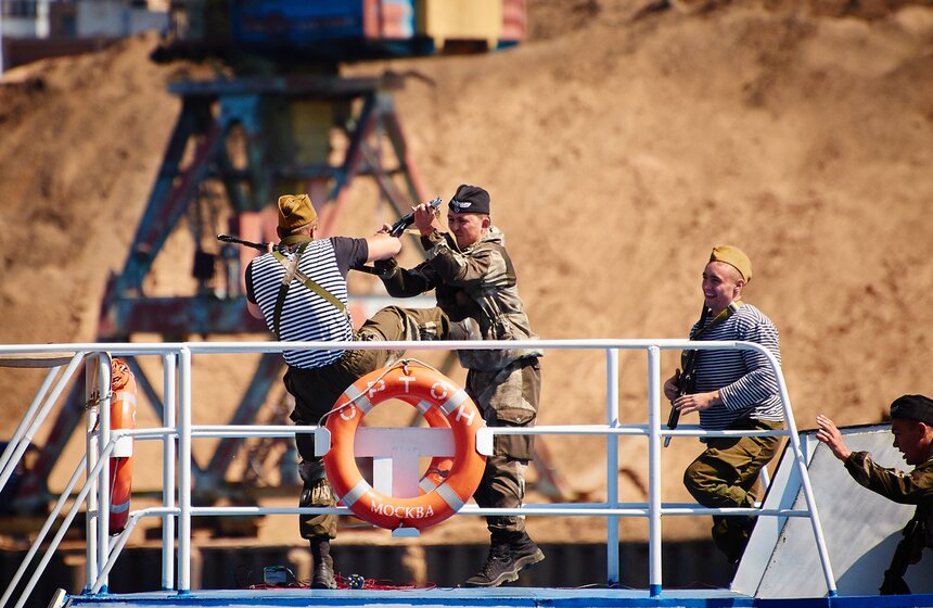 В парке "Северное Тушино" прошел праздник по случаю Дня ВМФ 12 фото