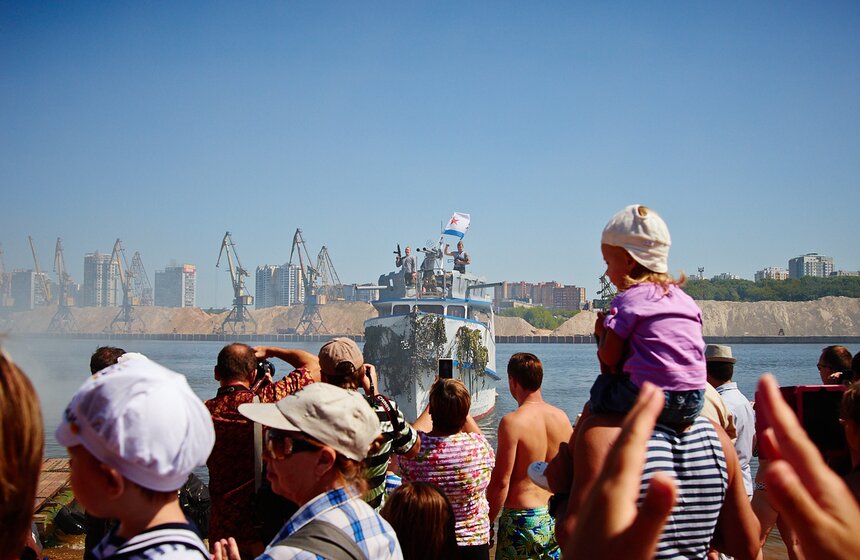 В парке "Северное Тушино" прошел праздник по случаю Дня ВМФ 15 фото
