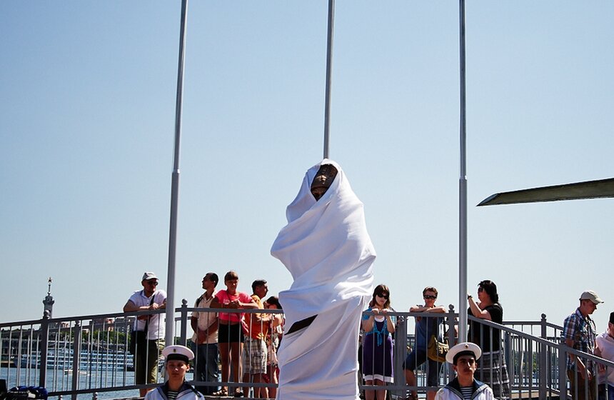 В парке "Северное Тушино" прошел праздник по случаю Дня ВМФ 18 фото