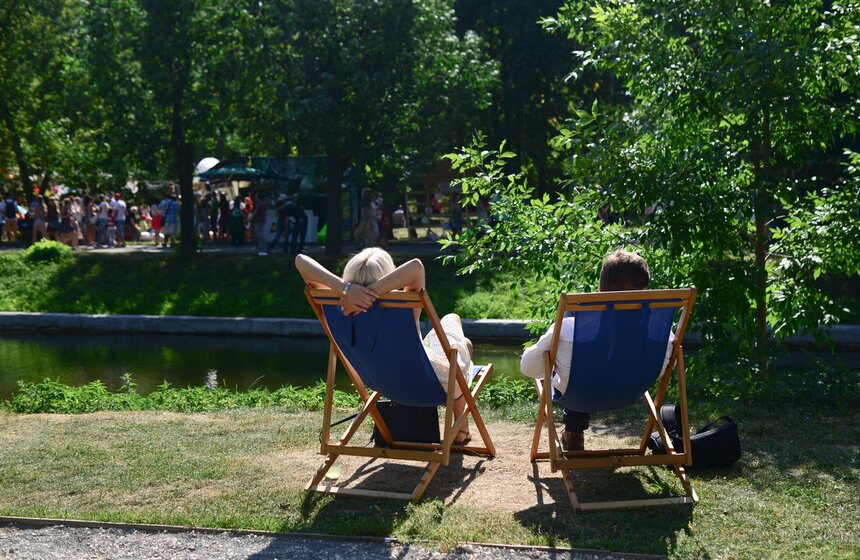 В парке "Красная Пресня" проходит фестиваль еды "О, да! Еда!" 13 фото