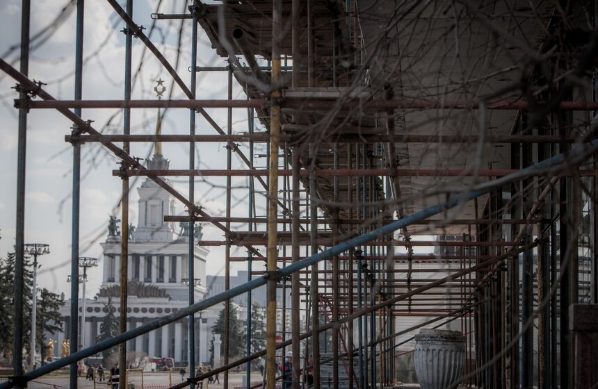 Как ремонтировали павильоны ВДНХ 18 фото