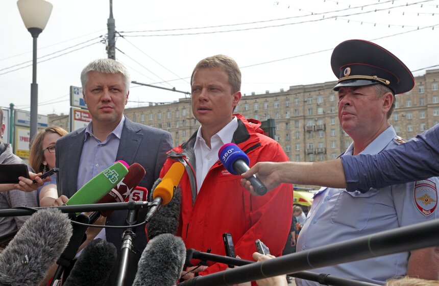 Крупная авария в московском метро 9 фото