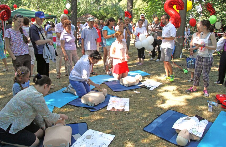 В "Сокольниках" обучали правилам оказания первой помощи при ЧС 9 фото