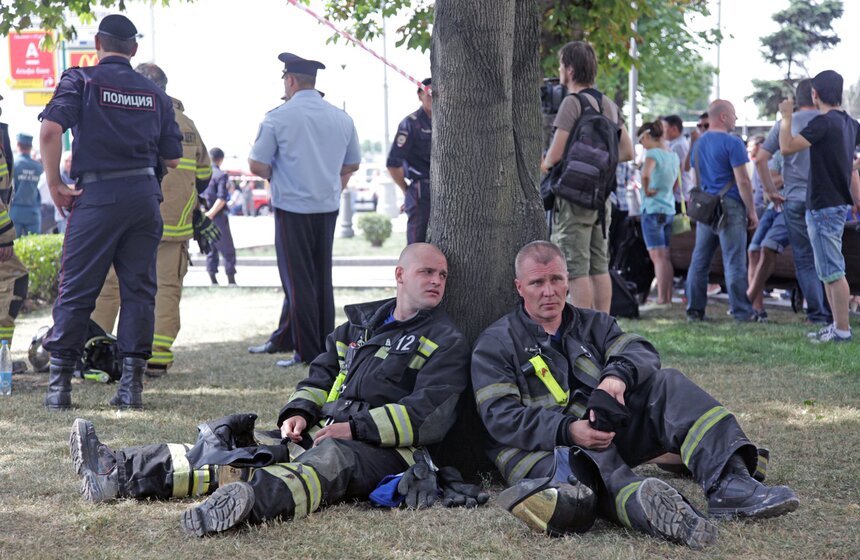 Крупная авария в московском метро 16 фото