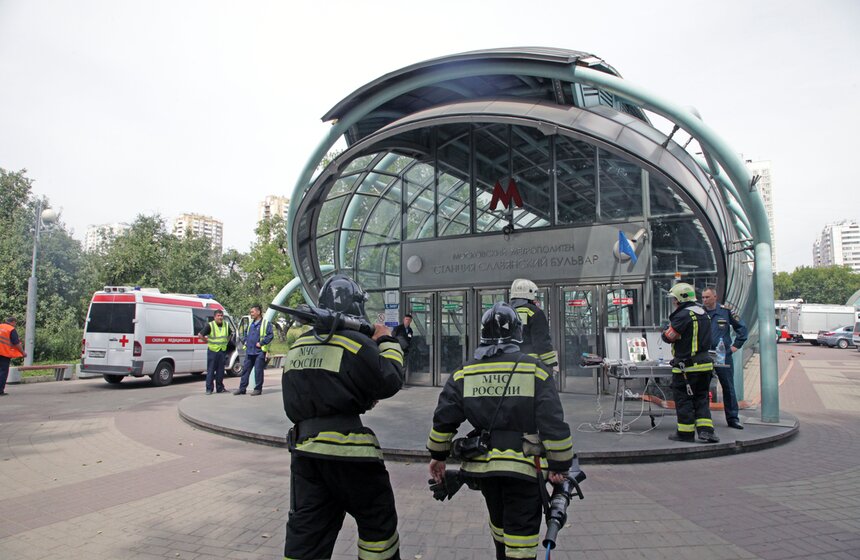 Крупная авария в московском метро 19 фото