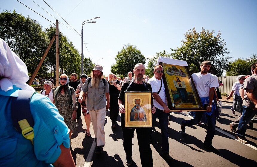Состоялся Крестный ход в честь 700-летия Сергия Радонежского 18 фото