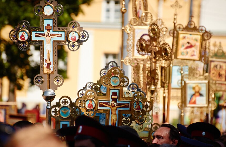 Состоялся Крестный ход в честь 700-летия Сергия Радонежского 9 фото