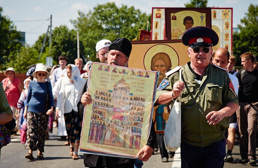Состоялся Крестный ход в честь 700-летия Сергия Радонежского 21 фото