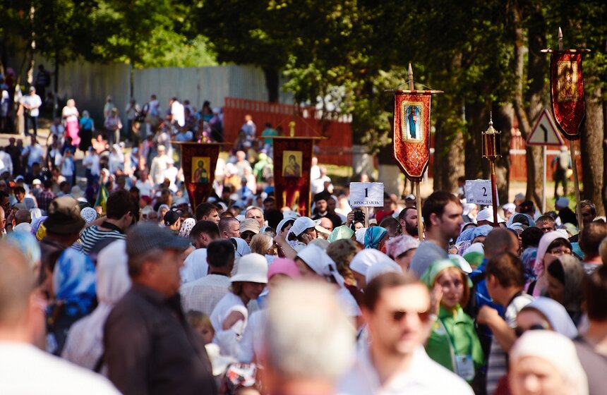Состоялся Крестный ход в честь 700-летия Сергия Радонежского 6 фото