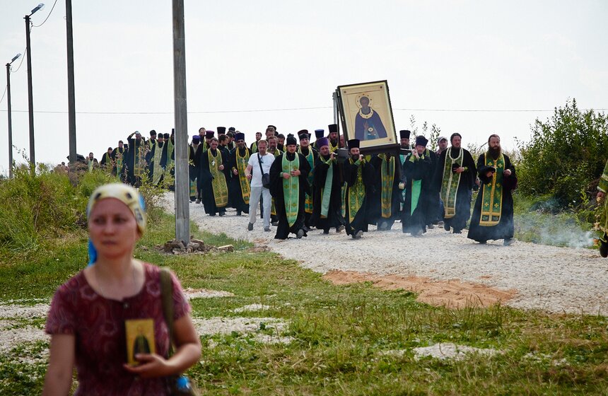 Состоялся Крестный ход в честь 700-летия Сергия Радонежского 43 фото