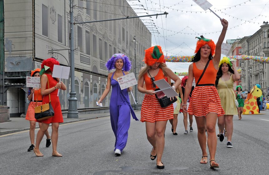 На Тверской улице прошел Фруктовый карнавал 1 фото