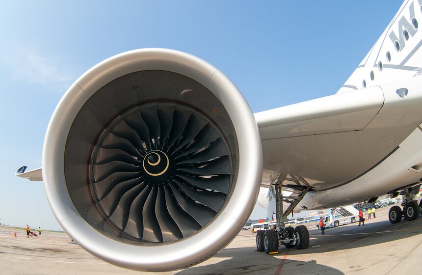 В аэропорту Шереметьево презентовали Airbus A350 15 фото