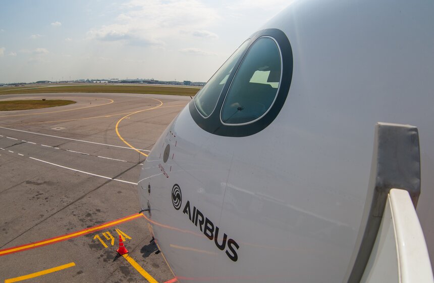 В аэропорту Шереметьево презентовали Airbus A350 4 фото