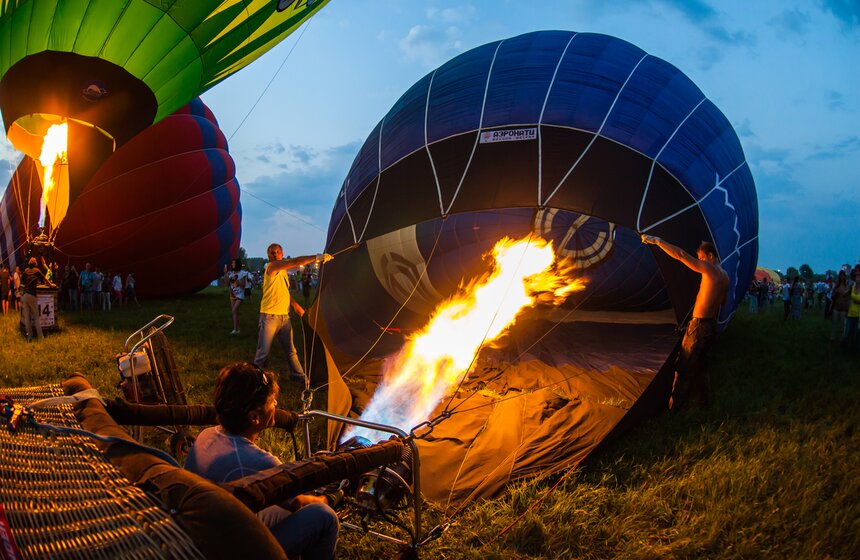 В Рязани прошел фестиваль воздухоплавания "Небо России" 13 фото