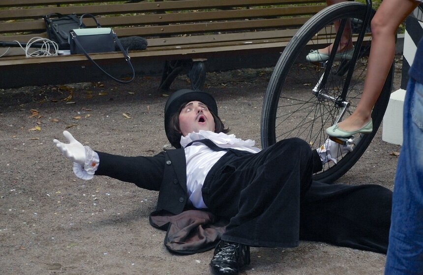 На Гоголевском бульваре отметили день выдающегося писателя 16 фото