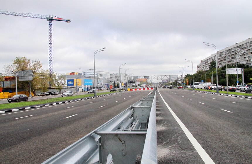 Мэр Москвы открыл многоуровневую эстакаду на Варшавском шоссе 3 фото