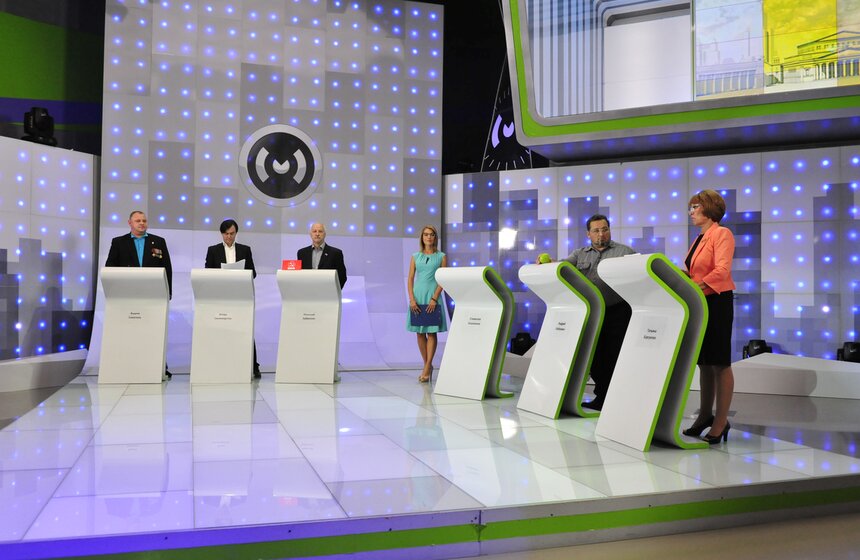 Дебаты кандидатов 11-го округа прошли на канале "Москва 24" 17 фото