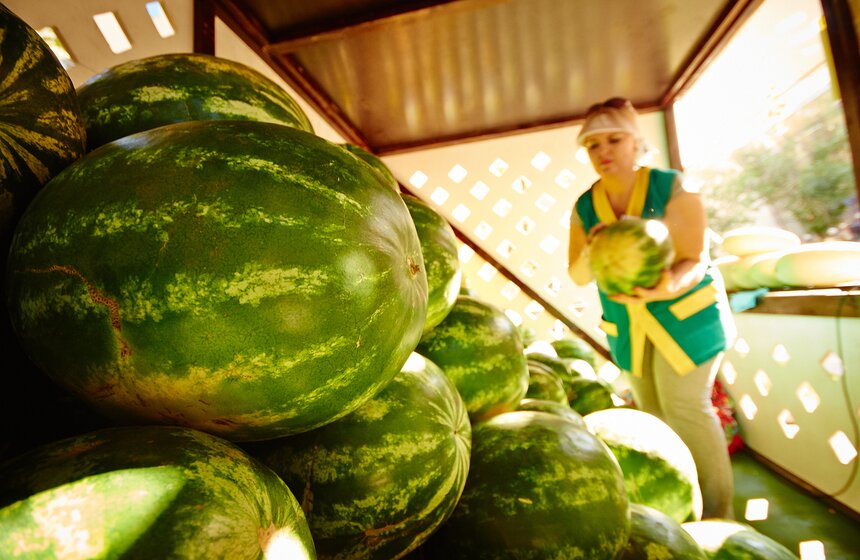 В Москве официально открылись бахчевые развалы 2 фото