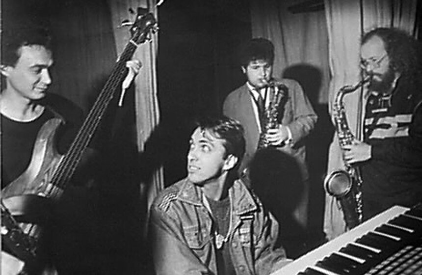 Репетиция: Игорь Тихомиров, Сергей Курехин, Сергей Летов.<br /><br />Фото:<a href="http://www.letov.ru" target="_blank">letov.ru</a>