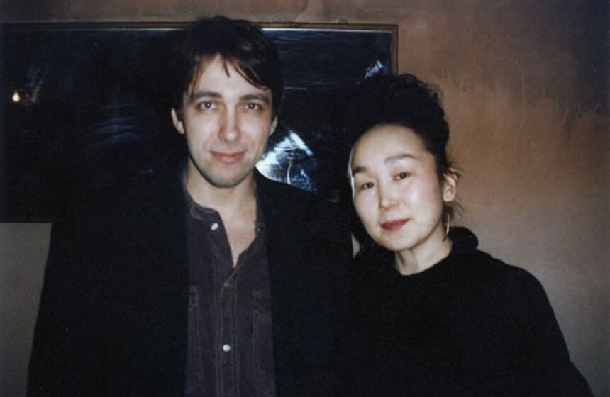 Сергей Курехин и Сайнхо Намчылак, Ленинград, 1989 год.<br /><br />Фото:<a href="http://www.letov.ru" target="_blank">letov.ru</a>