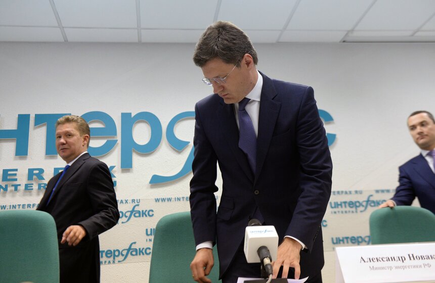 Пресс-конференция Александра Новака и Алексея Миллера 1 фото