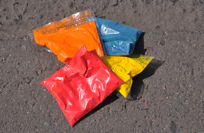 В "Лужниках" состоялся "Красочный забег" 9 фото