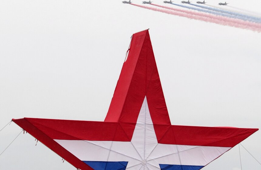 В подмосковном "Алабине" презентовали знак "Армия России" 17 фото