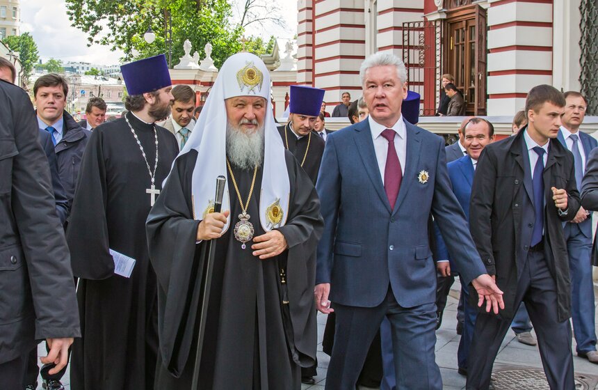 Сергей Собянин посетил отреставрированный храм в Замоскворечье 1 фото