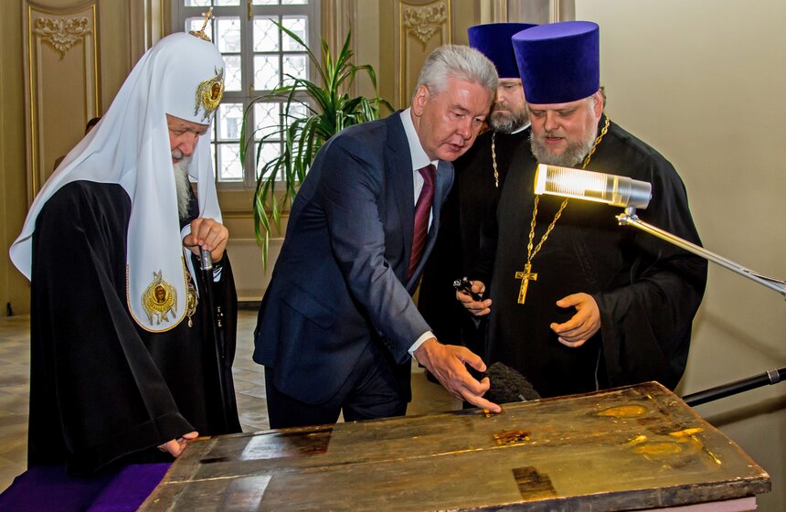 Сергей Собянин посетил отреставрированный храм в Замоскворечье 12 фото