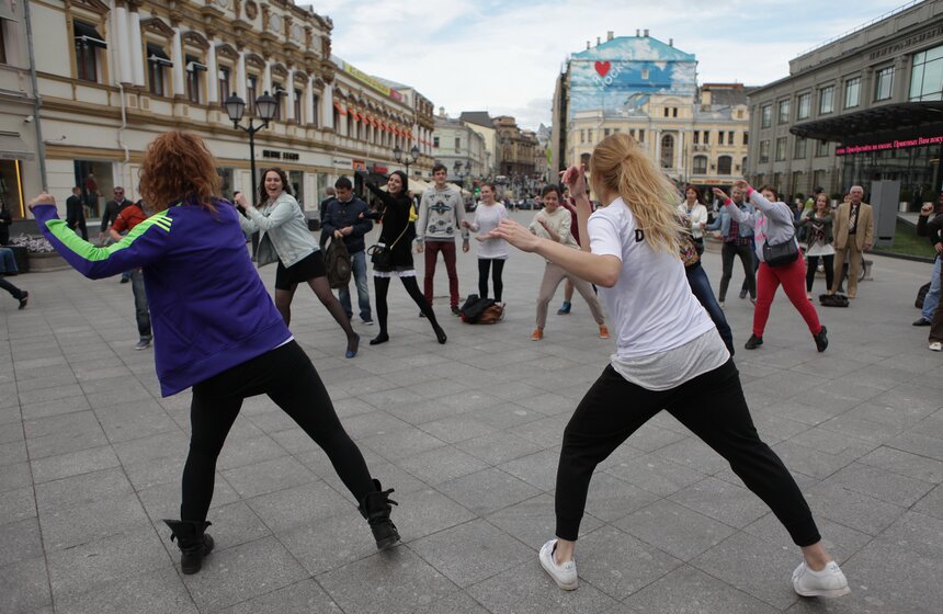 На Кузнецком мосту состоялся мастер-класс по танцам 2 фото