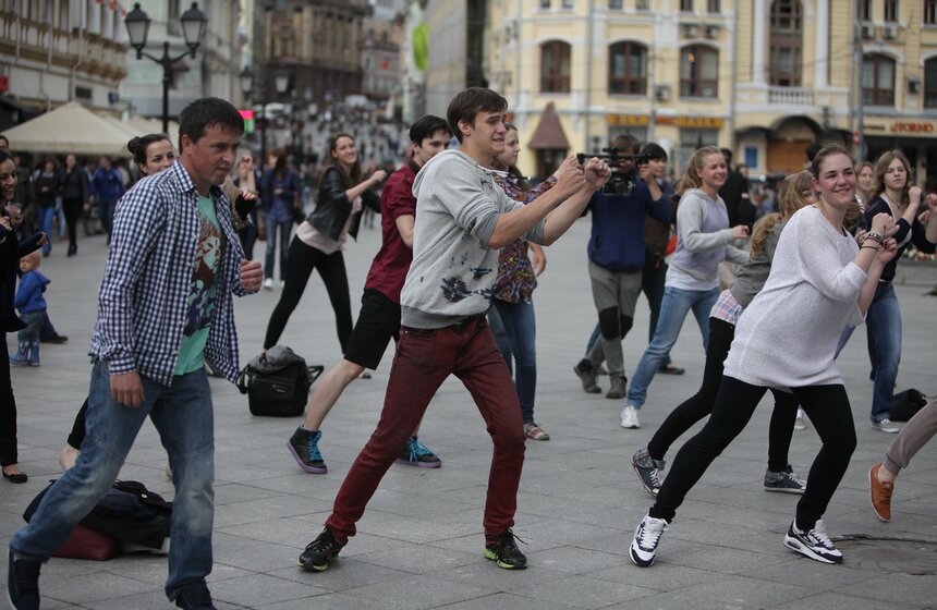 На Кузнецком мосту состоялся мастер-класс по танцам 11 фото