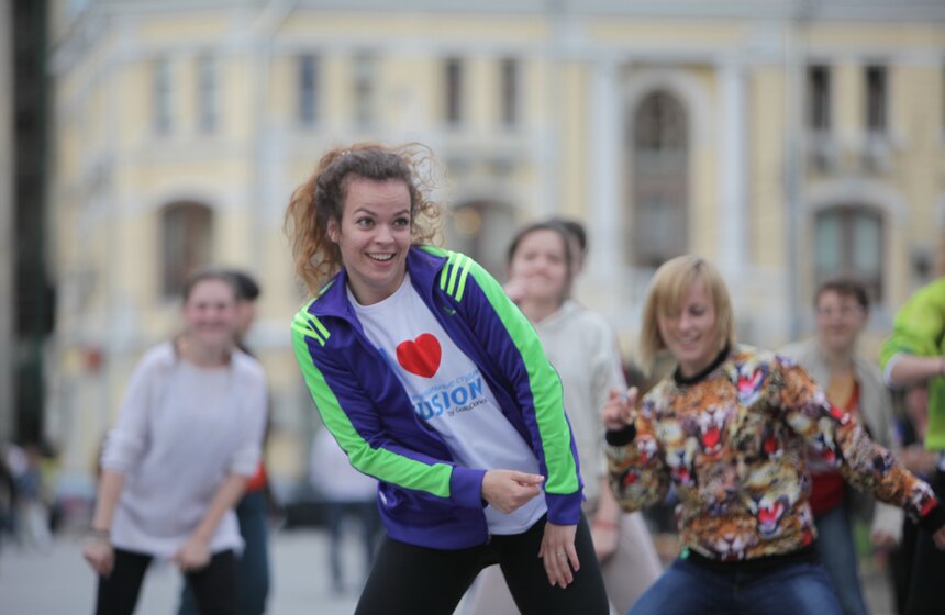 На Кузнецком мосту состоялся мастер-класс по танцам 5 фото