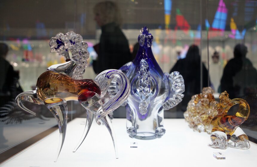 В усадьбе "Кусково" открылась выставка "Ода стеклу" 14 фото