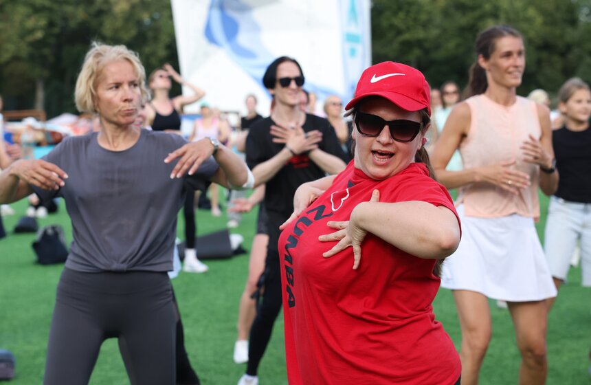 В "Лужниках" прошел фестиваль "Спортивные выходные" 8 фото