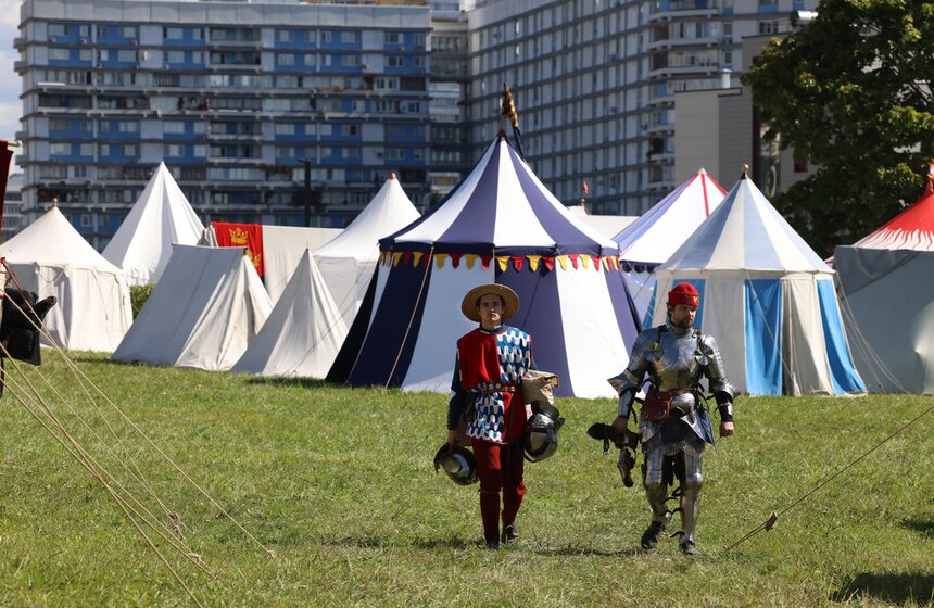 Международный рыцарский турнир Святого Георгия прошел в Москве 4 фото