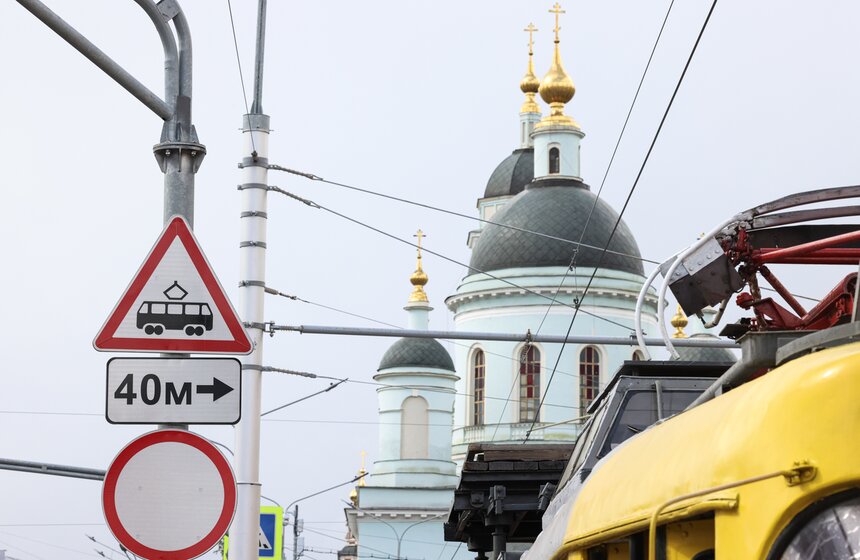 В Москве прошел третий парад исторических трамваев 16 фото