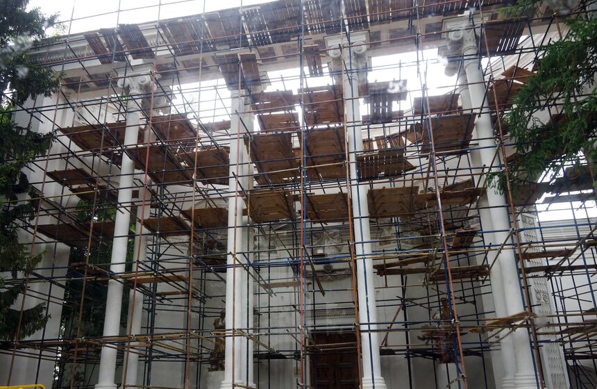 На территории ВДНХ проходит реконструкция 5 фото