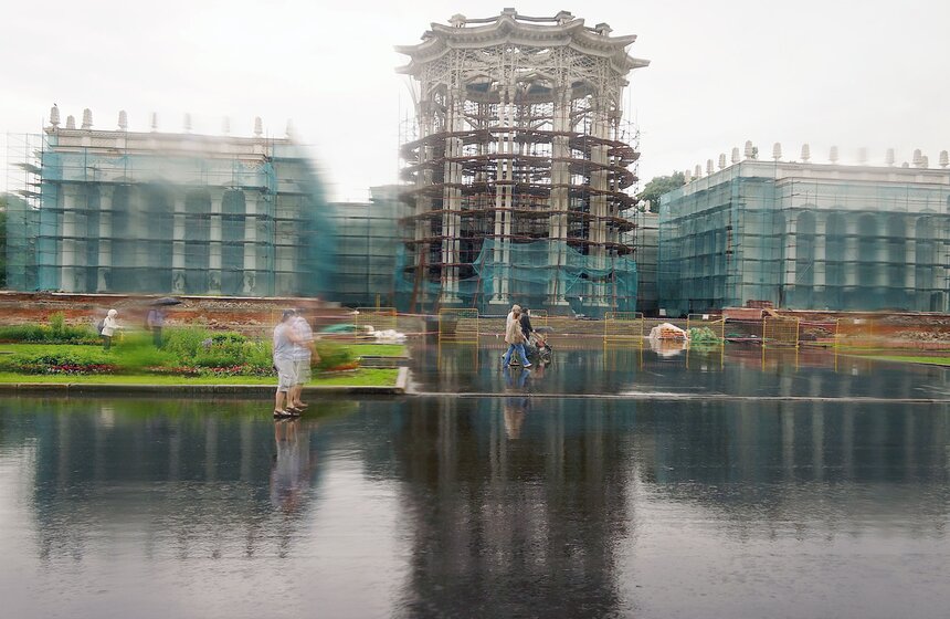 На территории ВДНХ проходит реконструкция 15 фото