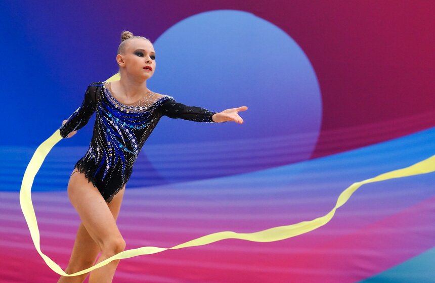 Соревнования по художественной гимнастике "Будь чемпионом" состоялись в Москве 24 фото