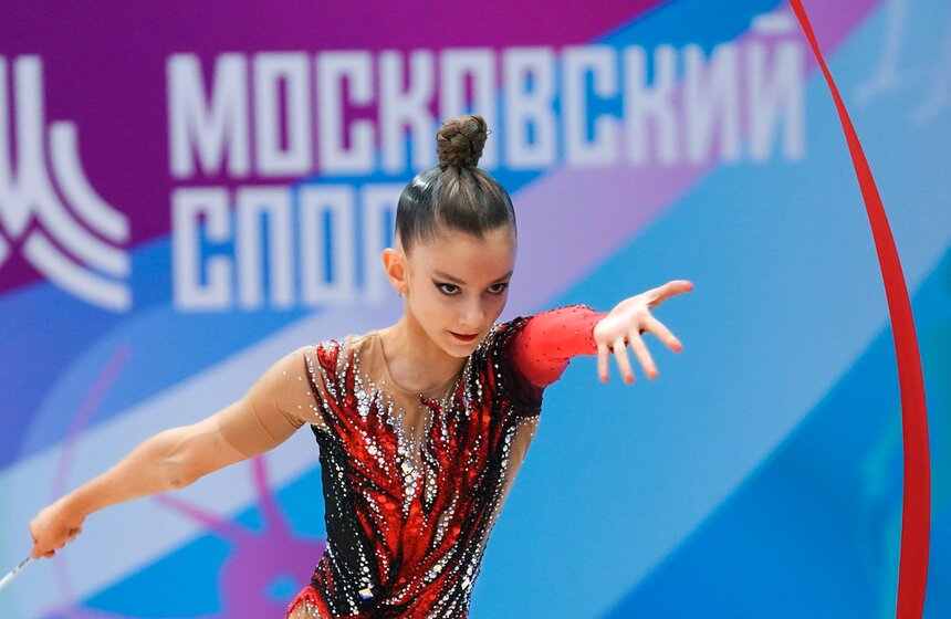 Соревнования по художественной гимнастике "Будь чемпионом" состоялись в Москве 10 фото