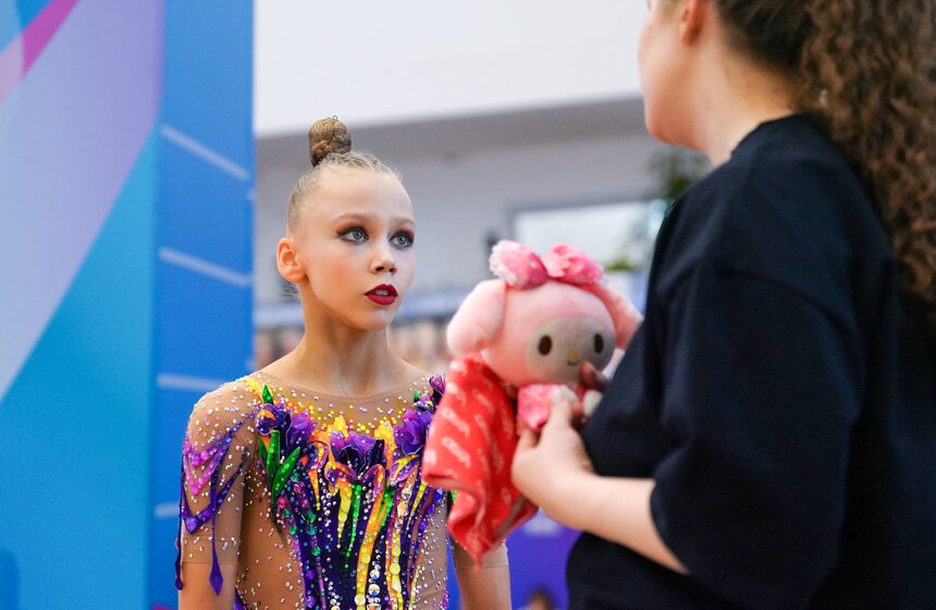 Соревнования по художественной гимнастике "Будь чемпионом" состоялись в Москве 16 фото