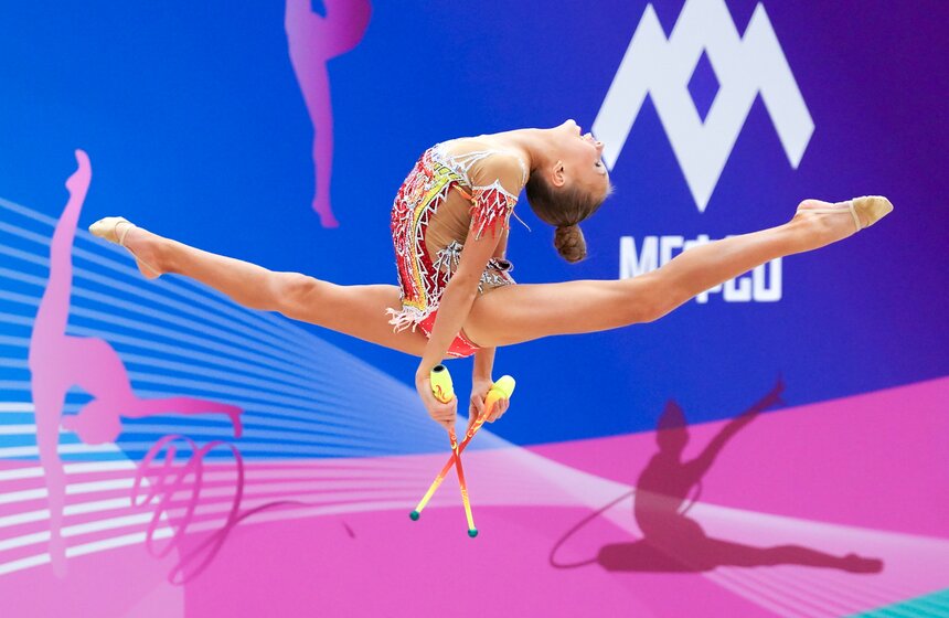 Соревнования по художественной гимнастике "Будь чемпионом" состоялись в Москве 25 фото