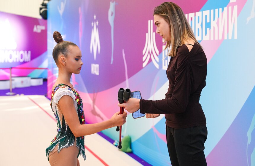 Соревнования по художественной гимнастике "Будь чемпионом" состоялись в Москве 5 фото