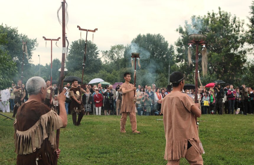 В "Коломенском" отметили якутский праздник Ысыах 6 фото