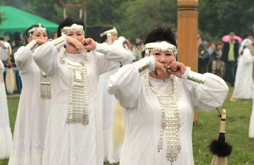 В "Коломенском" отметили якутский праздник Ысыах 11 фото