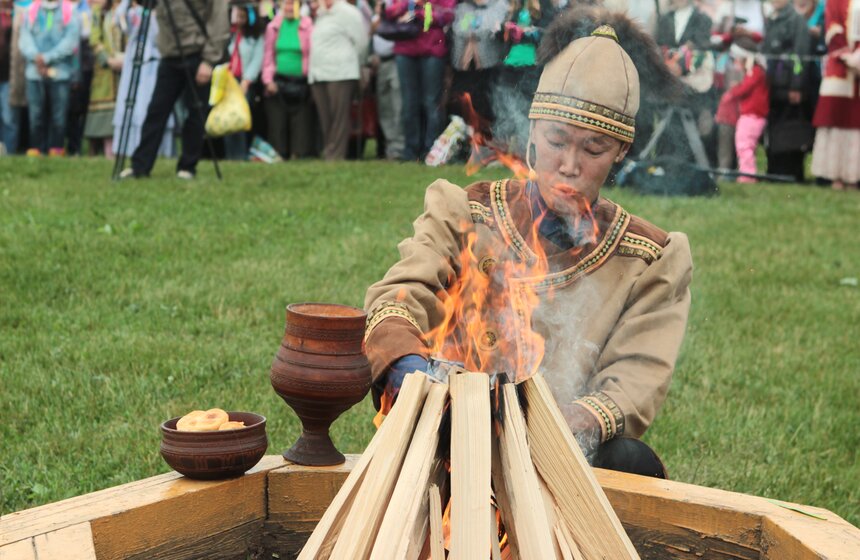 В "Коломенском" отметили якутский праздник Ысыах 17 фото