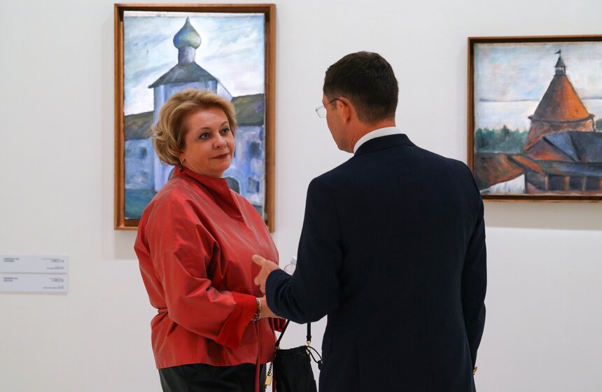 Выставка "Рухин. Шаг в беспредметность" открылась в Москве 10 фото