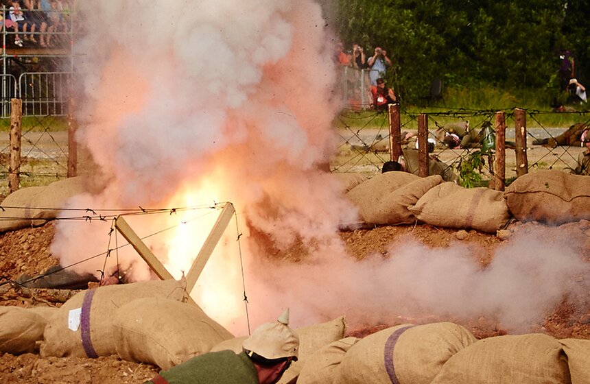 В "Коломенском" прошел исторический фестиваль "Времена и эпохи" 24 фото