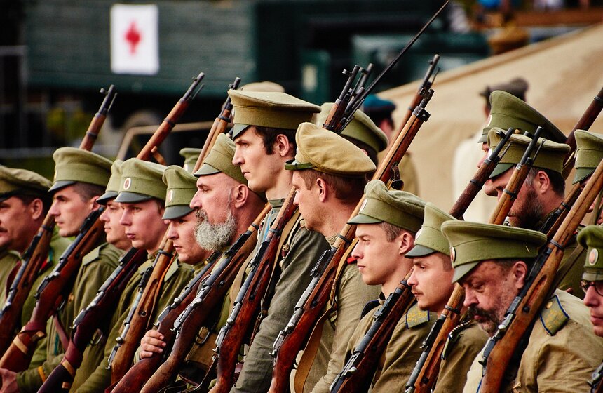 В "Коломенском" прошел исторический фестиваль "Времена и эпохи" 29 фото